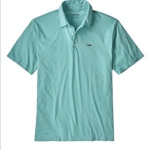 Patagonia Trout Fitz Roy Polo Shirt, Green, XL